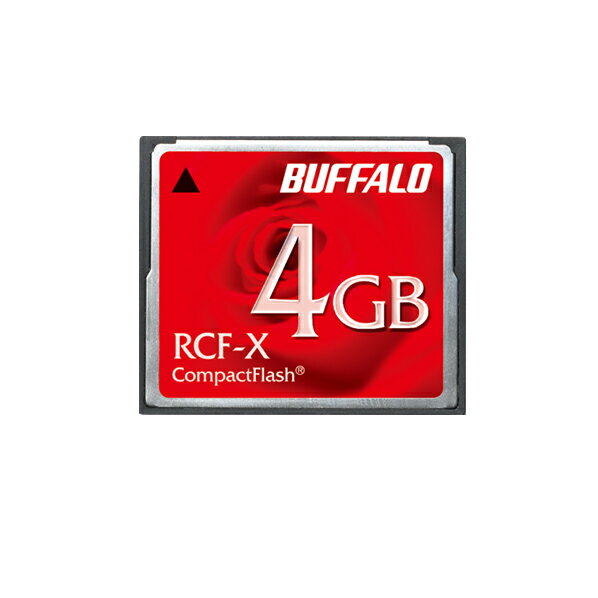 【6/1限定 エントリーで最大P5倍】バッファロー コンパクトフラッシュ(4GB) 4GB RCF-X4G [RCFX4G]