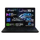 ASUS（エイスース） 16型 ゲーミングノートパソコン ROG Zephyrus M16 GU604VY（Core i9/ 32GB/ SSD 2TB/ GeForce RTX 4090）オフブラック + AniMe Matrix GU604VY-I9R4090