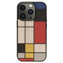 Man & Wood iPhone 14 PropVR؃P[X Mondrian Wood I23635I14P [I23635I14P]