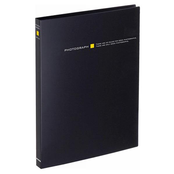 ハクバ ポケット式アルバム(Lサイズ 56枚収納) ビュートプラス ブラック ABP-L56BK [ABPL56BK]