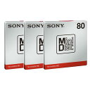 SONY ミニディスク 80分 1枚入り 3個セット MDW80TP3 [MDW80TP3] その1