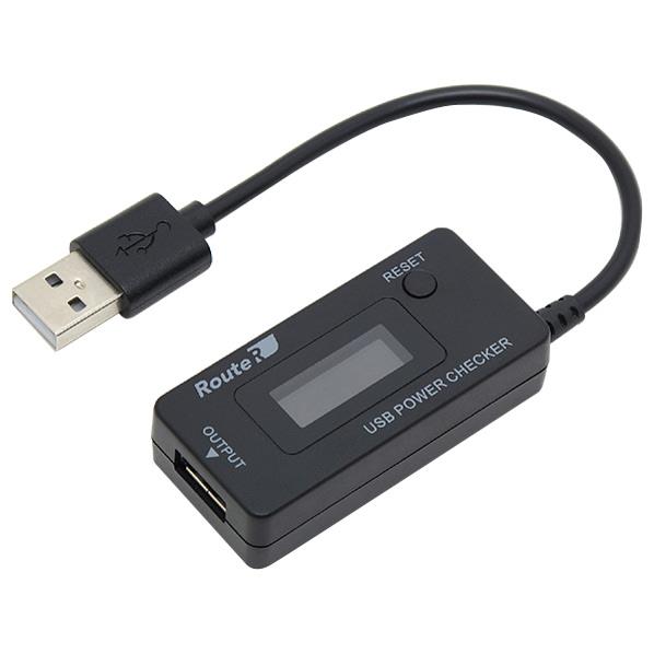 楽天エディオン　楽天市場店ルートアール QC2．0対応 USB 簡易電圧・電流チェッカー 積算機能・VA同時表示対応 ブラック RT-USBVAC4QC [RTUSBVAC4QC]