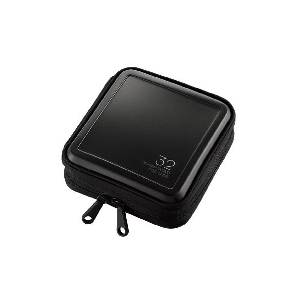 エレコム Blu-ray・CD・DVD対応ファスナーケース(32枚) ブラック CCD-HB32BK [CCDHB32BK]