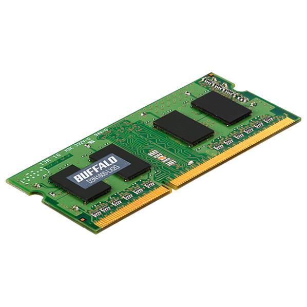 BUFFALO ノートPC/スリム・一体型デスクトップ用メモリ PC3L-12800 204ピン DDR3 SDRAM S．O．DIMM(2GB×1) D3N1600-LX2G [D3N1600LX2G]