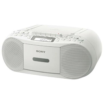 【送料無料】SONY CDカセットレコーダー ホワイト CFD-S70 W [CFDS70W]【RNH】