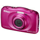 ニコン デジタルカメラ COOLPIX W100 ピンク C...