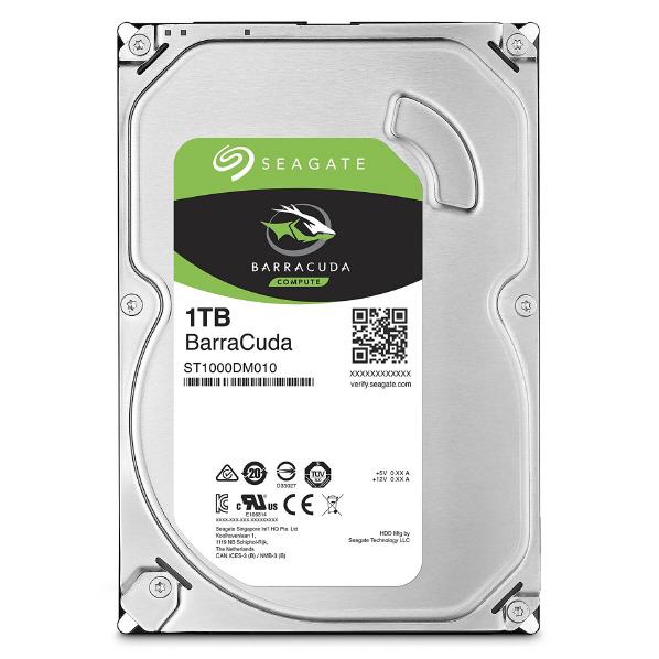 SEAGATE 3．5インチ内蔵ハードディスクドライブ(1TB) BarraCuda ST1000DM010 [ST1000DM010C]