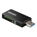 BUFFALO USB3D0 SD/microSDpJ[h[_[ ubN BSCR27U3BK [BSCR27U3BK]