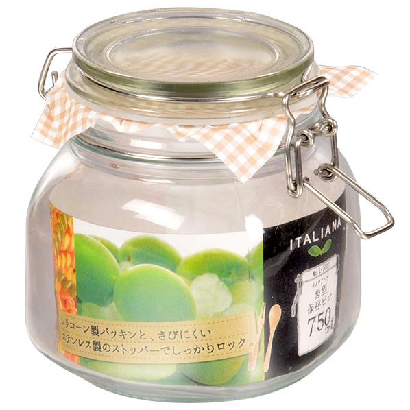 パール金属 角型保存ビン(750ml) イタリアーナ L1010ホゾンビン750 [L1010ホゾンビン750]