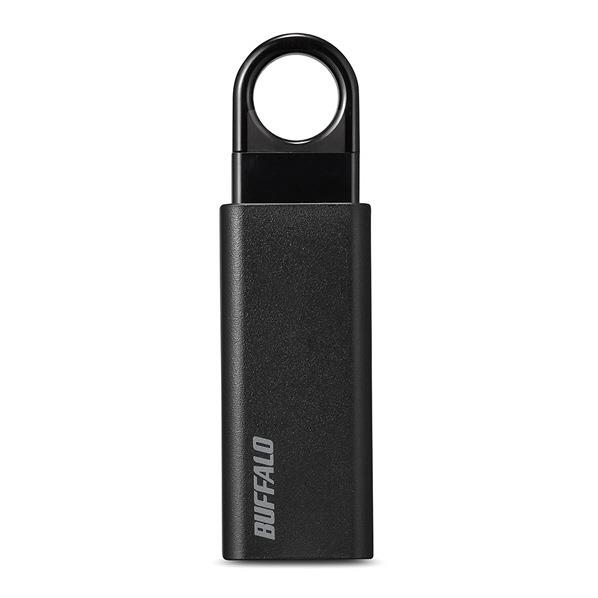 BUFFALO USB3．1(Gen1)/USB3．0対応 ノック式USBメモリー(32GB) ブラック RUF3-KS32GA-BK RUF3KS32GABK