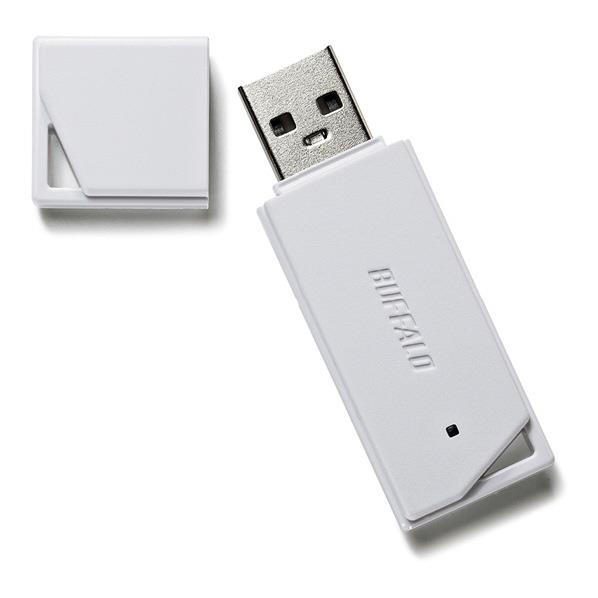 BUFFALO USB2．0用 どっちもUSBメモリー(16GB) ホワイト RUF2-KR16GA-WH [RUF2KR16GAWH]