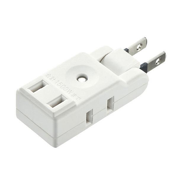 サンワサプライ スイングミニタップ(2P・3個口) ホワイト TAP-AC9W [TAPAC9W]
