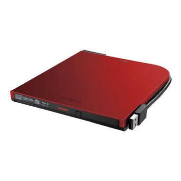 BUFFALO BDXL対応 USB2．0用ポータブルブルーレイドライブ スリムタイプ レッド BRXL-PT6U2V-RDD [BRXLPT6U2VRDD]【KK9N0D18P】【RNH】