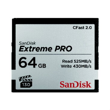 サンディスク CFast 2．0 カード(64GB) Extreme PRO SDCFSP064GJ46D [SDCFSP064GJ46D]