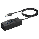 BUFFALO USB3．0セルフパワーハブ 上挿し 4ポートタイプ ブラック BSH4A110U3BK [BSH4A110U3BK]