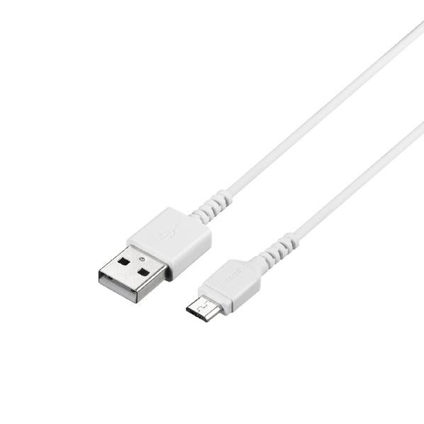 BUFFALO USB2D0P[u(Type-A to microB) 2D0m zCg BSMPCMB120WH [BSMPCMB120WH]