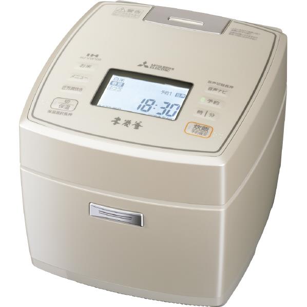 【送料無料】三菱 IH炊飯ジャー(5．5合炊き) 本炭釜 白和三盆 NJ-VW108-W [NJVW108W]【RNH】