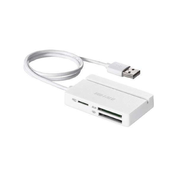 BUFFALO USB20 ޥɥ꡼/饤 ۥ磻 BSCR100U2WH [BSCR100U2WH]