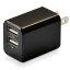 JTT USB充電器 ブラック CUBEAC224BK [CUBEAC224BK]
