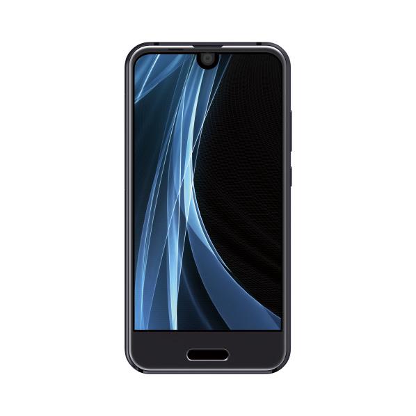 動画で見るサイズいっぱいの迫力ある画面。シャープ SIMフリースマートフォン AQUOS シルバーブ...