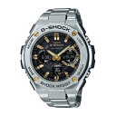 カシオ ソーラー電波腕時計 G-SHOCK G-STEEL ゴールド GST-W110D-1A9JF GSTW110D1A9JF