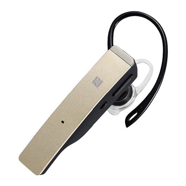 [BUFFALO Bluetooth 4．1対応 片耳ヘッドセット BSHSBE500GD]の商品説明●デュアルマイクCVCで通話品質が向上。●クリアボイススピーカー採用で声が鮮明に。●3Dメタルアンテナで安定した通信を実現。[BUFFALO Bluetooth 4．1対応 片耳ヘッドセット BSHSBE500GD]のスペック●対応機種:Bluetooth対応の機器(スマートフォン・携帯電話・パソコン・タブレット)※各プロファイルが対応していること、PlayStation3(ファームウェアver. 3.15以降)●対応プロファイル:HFP(ハンズフリー)/HSP(ヘッドセット)/A2DP/AVRCP/Battery Service●無線インターフェース準拠規格:Bluetooth Ver 4.1下位互換●PINコード:0000●送信周波数範囲:2.4GHz●送信出力:最大2.5mW(Class2)●通信距離:最大約10m(使用環境によって異なります)●連続待受時間:最大約194時間●連続通話時間:最大約6.7時間●音楽再生時間:最大約6.5時間●充電時間:約2時間●マルチポイント:対応(最大2台)●マルチペアリング:対応(最大8台)●著作権保護技術:SCMS-T●ノイズキャンセル機能:搭載(CVC)●動作環境:温度 5℃〜40℃、湿度10%〜80%(結露なきこと)●寸法:W1.3×H6.2×D2.6cm(突起部、ケーブル含まず)●質量:約11g(イヤーピース1個含む)●製品内容:本体、イヤーフック1個、イヤーピース4個 [ループタイプ3個・フィットタイプ1個]、充電用USBケーブル、取扱説明書(保証書)○返品不可対象商品