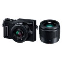 パナソニック デジタル一眼カメラ・ダブルレンズキット LUMIX ブラック DC-GF10W-K [DCGF10WK]【RNH】