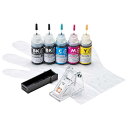 サンワサプライ 詰替えインク 5色セット(顔料ブラック・ブラック・シアン・マゼンタ・イエロー)・各30ml INK-C380S30S5 [INKC380S30S...