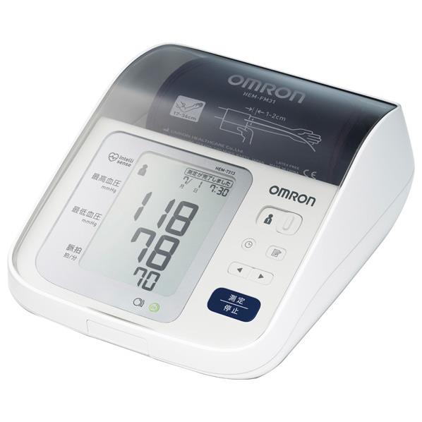 オムロン 上腕式デジタル血圧計 ホワイト HEM-7313 [HEM7313]【RNH】