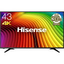 ハイセンス 43V型4K対応液晶テレビ 43A6100 [4...