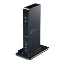 【5/1限定 エントリーで更にポイントUP!】サンワサプライ タブレットスタンド付き4K対応USB3.1ドッキングステーション USB-CVDK4 [USBCV...