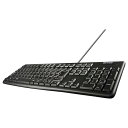【5/1限定 エントリーで更にポイントUP!】BUFFALO USB接続 有線スタンダードキーボード ロングケーブル ブラック BSKBU100LBK [BSK...