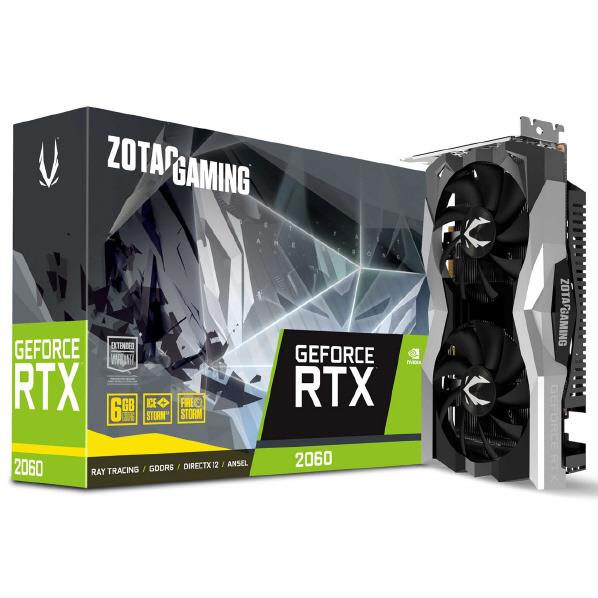 ZOTAC RTX 2060 Twin Fan GeForce RTX 2060 ZTRTX2060-6GGDR6TWIN [ZTRTX20606GGDR6TWIN]