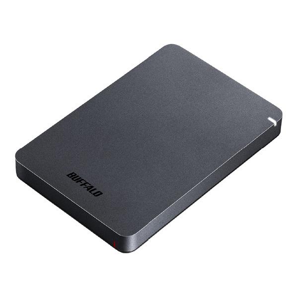 BUFFALO USB3．1 Gen．1 対応 耐衝撃ポータブルハードディスク 1TB ブラック HD-PGF1.0U3-BKA [HDPGF10U3BKA]【MYMP】