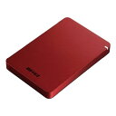 BUFFALO USB3．1(Gen．1)対応 耐衝撃ポータブルハードディスク(1TB) レッド HD-PGF1.0U3-RDA HDPGF10U3RDA