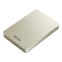 BUFFALO USB3．1(Gen．1)対応 耐衝撃ポータブルハードディスク(1TB) ゴールド HD-PGF1.0U3-GLA HDPGF10U3GLA