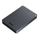 BUFFALO USB3．1(Gen．1)対応 耐衝撃ポータブルハードディスク(2TB) ブラック HD-PGF2.0U3-BBKA [HDPGF20U3BBKA]【NGAP】