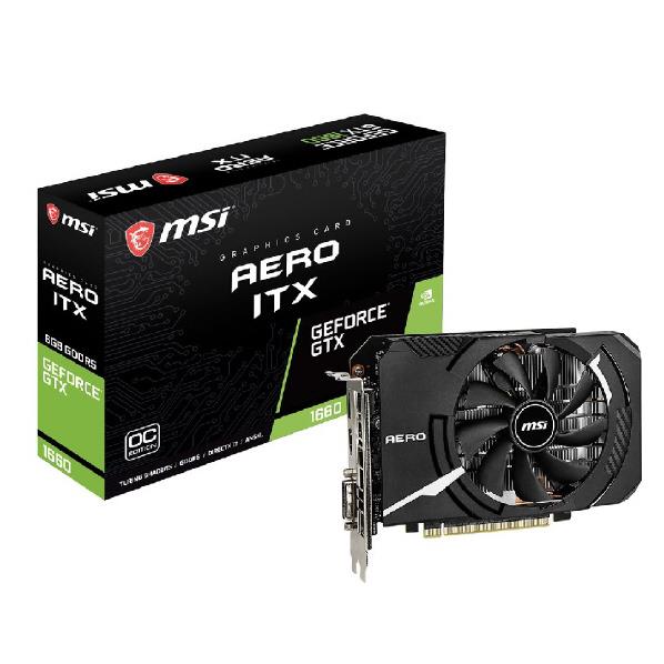 MSI GTX 1660 AERO ITX 6G OC GeForce GTX 1660 AERO ITX 6G OC [GTX1660AEROITX6GOC]