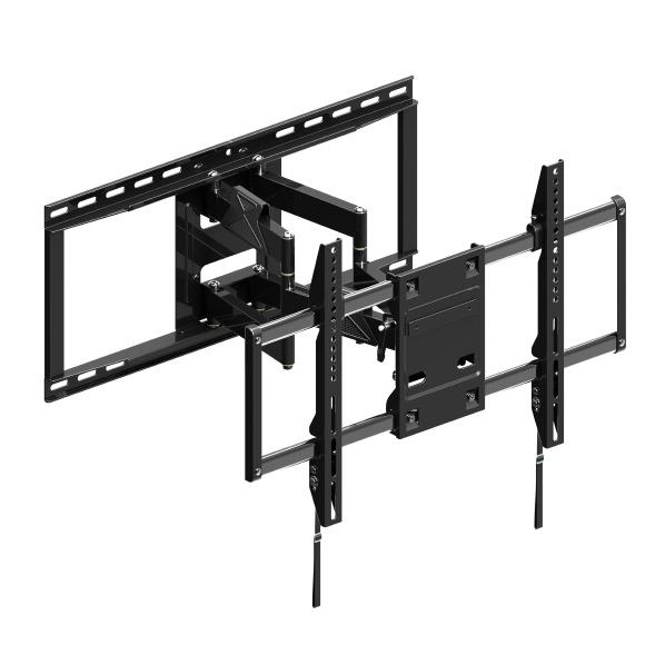 朝日木材 42V〜86V推奨 壁掛金具 フルモーションタイプ WALL FIT MOUNT ブラック FLM-006-BK [FLM006BK]