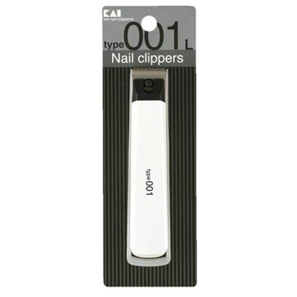 貝印 Nail Clippers ツメキリ type001L 白 KE0124ツメキリ001L [KE0124ツメキリ001L]