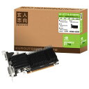 玄人志向 GEFORCE GT710搭載PCI-Express グラフィックボード(ファンレス) GF-GT710-E1GB/HS GFGT710E1GBHS