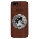 National Geographic iPhone SE(第3世代)/SE(第2世代)/8/7用ケース Metal-Deco Wood Case ローズウッド...