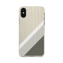 Man Wood iPhone XR用天然木ケース Gray Suit I13866I61 I13866I61