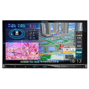 KENWOODCAR HDパネル搭載/ハイレゾ音源対応地上デジタルTVチューナー/BluetoothR内蔵DVD/USB/SD AVナビゲーション MDV-M906HD [MDVM906HD]