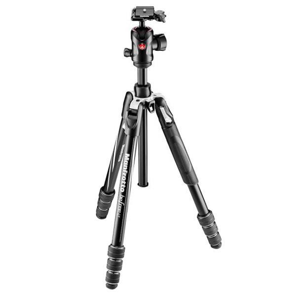 Manfrotto アルミニウムT三脚キット befree GT black silver MKBFRTA4GT-BH [MKBFRTA4GTBH]【MYMP】