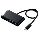 [エレコム USB Type-C接続ドッキングステーション(HDMI) ブラック DST-C09BK [DSTC09BK]] の商品説明●USB Type-Cポート搭載パソコンと周辺機器を一括で接続して使用できるようにするドッキングステーションです。●Type-Cコネクタを経由して最大60Wの大電力をデバイス/パソコン本体に供給するUSB Power Deliveryに対応しています。●給電専用ポートにUSB Type-C電源アダプターを接続することで、本製品を経由しパソコン本体を充電することができます。●USB3.1 Gen1に対応したUSB-Aポートを1ポート搭載しています。●USB-A 3.1 Gen1ポートは最大5Gbps(理論値)とUSB2.0の約10倍の超高速データ転送を実現します。●パソコンから外部モニターへ映像出力ができるHDMIポートを搭載しています。●パソコンを有線ネットワーク接続できるLANポートを搭載しています。●本製品のMACアドレスを変更できるソフト「MACアドレスチェンジャー」を使用することで、オフィスなどの予め登録されたMACアドレスのみ通信可能な環境でも、本製品を利用可能です。(Windowsのみ対応)●Type-Cケーブル1本で、本製品に接続された機器を一括接続、取り外しができるので、自宅やオフィスでの据え置き使用に最適です。●置き場所を選ばないコンパクトサイズです。●放熱性と耐ノイズ性に優れ、高級感のあるアルミ筺体を使用しています。●USB Type-Cコネクタは、オモテとウラがなく、向きを気にせず差し込み可能です。●ケーブルは紛失の心配がない直付けタイプです。タブレットPC/2in1PCでもゆったり接続できるケーブル長約30cmです。●※パソコン充電用のUSB Type-C電源アダプターは付属しておりません。パソコン本体付属のUSB Type-C電源アダプタをご使用ください。●※USB Type-Cコネクタを標準搭載するパソコンでのみ使用可能です。[エレコム USB Type-C接続ドッキングステーション(HDMI) ブラック DST-C09BK [DSTC09BK]]のスペック●対応OS:Windows 11、Windows 10、macOS Monterey 12、macOS Big Sur 11、macOS Catalina(10.15)※各OSの最新バージョンへのアップデートや、サービスパックのインストールが必要になる場合があります。●コネクタ仕様(アップストリーム):USB3.1 Type-C●USBポート(ダウンストリーム):USB3.1 Gen1 Standard-Aメス×1 ●映像出力ポート(ダウンストリーム):HDMI(最大4K2K@30Hz)×1●LANポート(ダウンストリーム):RJ-45(1000BASE-T/100BASE-TX/10BASE-T)●電源方式:USB Type-C端子メス(20V/3Aまで)●ケーブル長:約0.30m(コネクタを除く)●外形寸法:約幅80.0×奥行き15.0×高さ40.0mm(ケーブルを除く)●重量:約40.0g●動作環境:0〜40℃/10〜90%RH●保証期間:1年間●その他:パッケージ内容(本体、取扱説明書)○初期不良のみ返品可