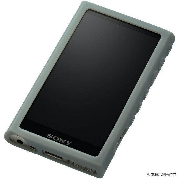 SONY NW-A100シリーズ用シリコンケース アッシュグリーン CKM-NWA100 G [CKMNWA100G]