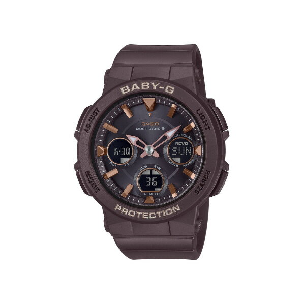 カシオ ソーラー電波腕時計 BABY-G ブラウン BGA-2510-5AJF [BGA25105A
