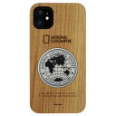 National Geographic iPhone 11用ケース Metal-Deco Wood Case チェリーウッド NG17172I61R [NG17...