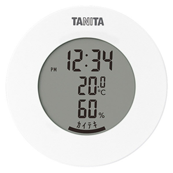 タニタ デジタル温湿度計 ホワイト TT-585-WH [TT585WH]